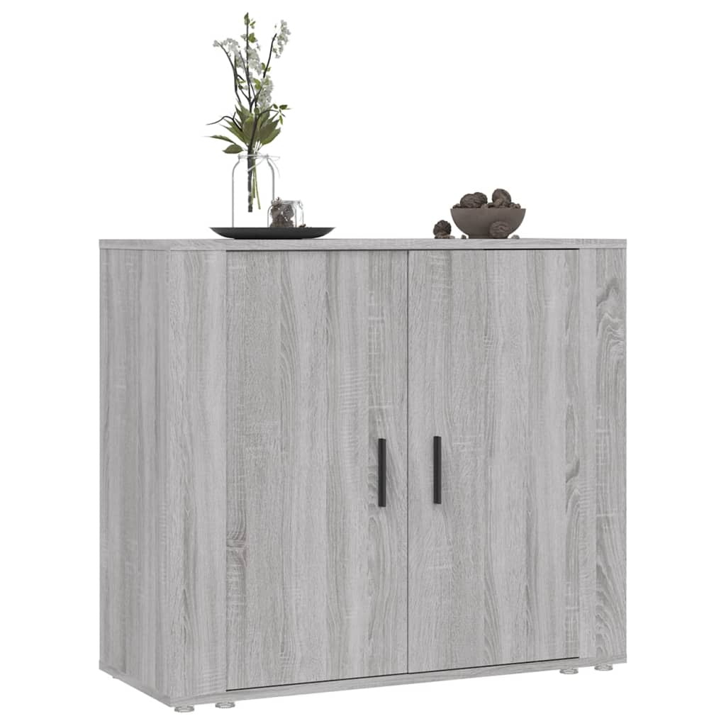 vidaXL Sideboard Grey Sonoma 80x33x70 cm Engineered Wood