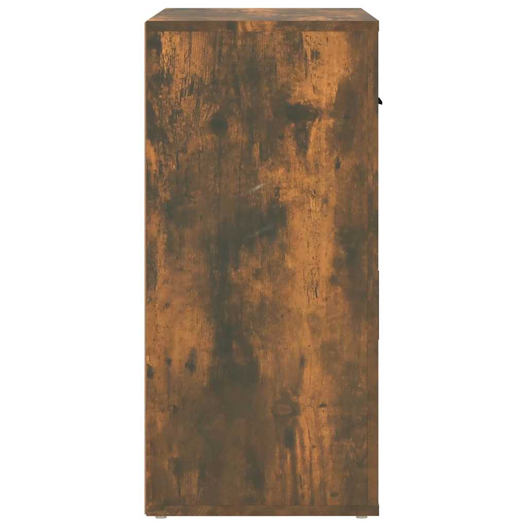 vidaXL Sideboard Smoked Oak 80x33x70 cm Engineered Wood