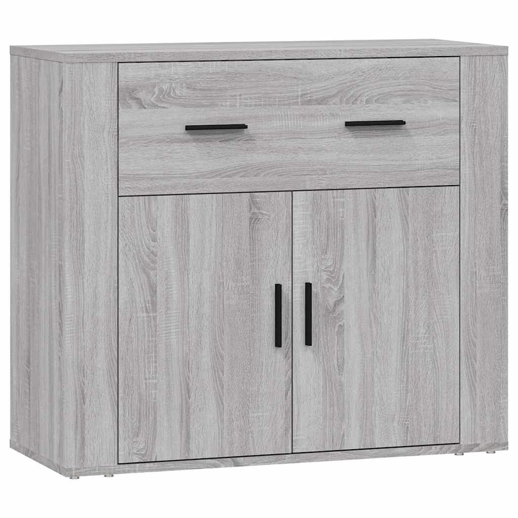 vidaXL Sideboard Grey Sonoma 80x33x70 cm Engineered Wood