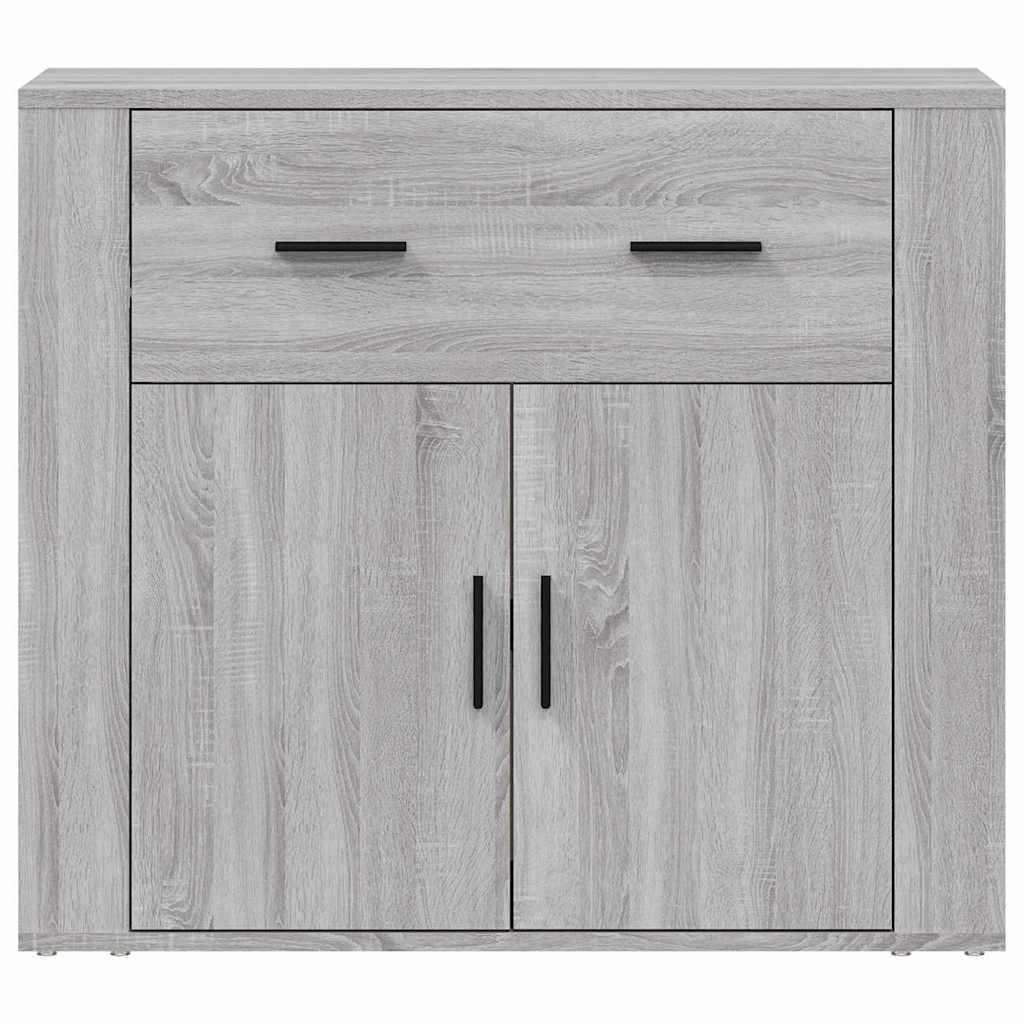 vidaXL Sideboard Grey Sonoma 80x33x70 cm Engineered Wood