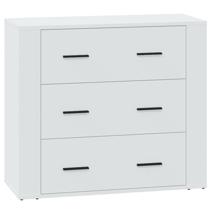 vidaXL Sideboard White 80x33x70 cm Engineered Wood