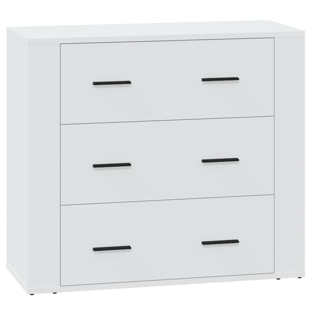 vidaXL Sideboard White 80x33x70 cm Engineered Wood