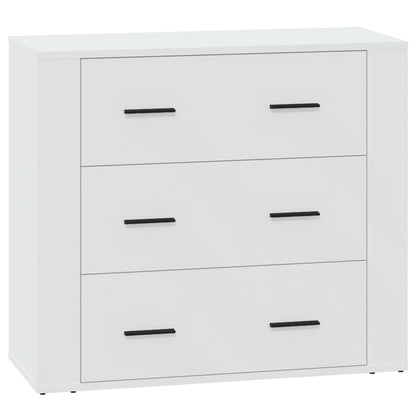 vidaXL Sideboard White 80x33x70 cm Engineered Wood