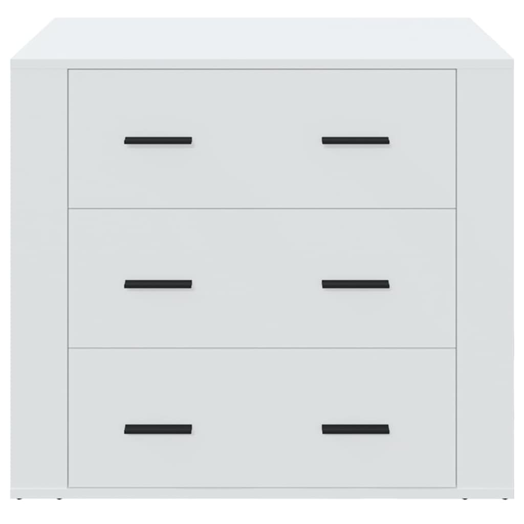 vidaXL Sideboard White 80x33x70 cm Engineered Wood