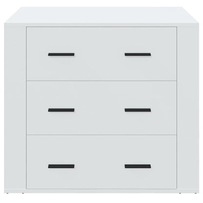vidaXL Sideboard White 80x33x70 cm Engineered Wood