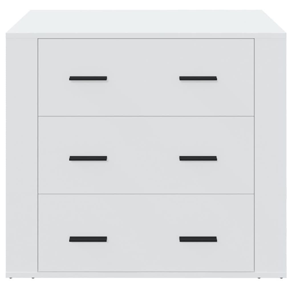 vidaXL Sideboard White 80x33x70 cm Engineered Wood