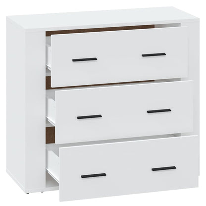 vidaXL Sideboard White 80x33x70 cm Engineered Wood