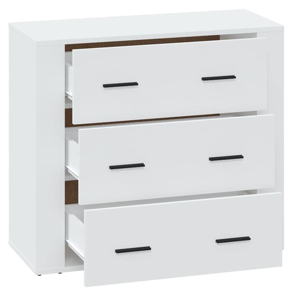 vidaXL Sideboard White 80x33x70 cm Engineered Wood