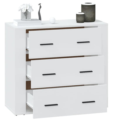 vidaXL Sideboard White 80x33x70 cm Engineered Wood