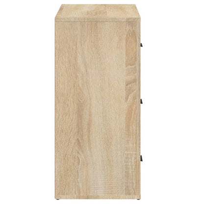 vidaXL Sideboard Sonoma Oak 80x33x70 cm Engineered Wood
