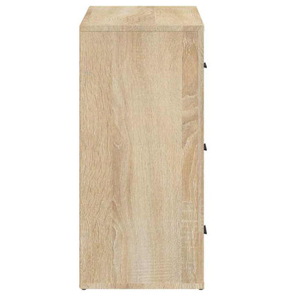 vidaXL Sideboard Sonoma Oak 80x33x70 cm Engineered Wood