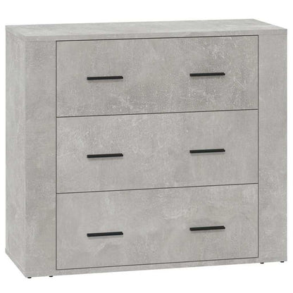 vidaXL Sideboard Concrete Grey 80x33x70 cm Engineered Wood