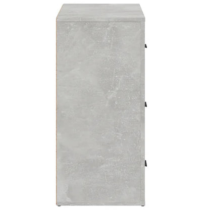 vidaXL Sideboard Concrete Grey 80x33x70 cm Engineered Wood