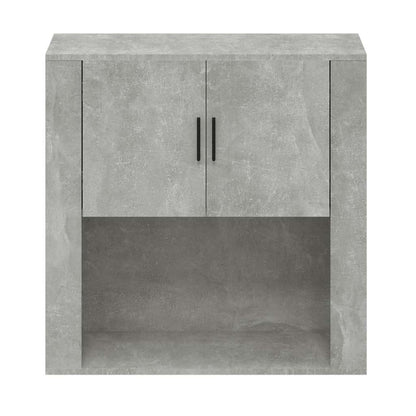 vidaXL Wall Cabinet Concrete Grey 80x33x80 cm Engineered Wood