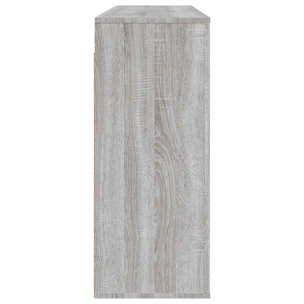 vidaXL Wall Cabinet Grey Sonoma 80x33x80 cm Engineered Wood