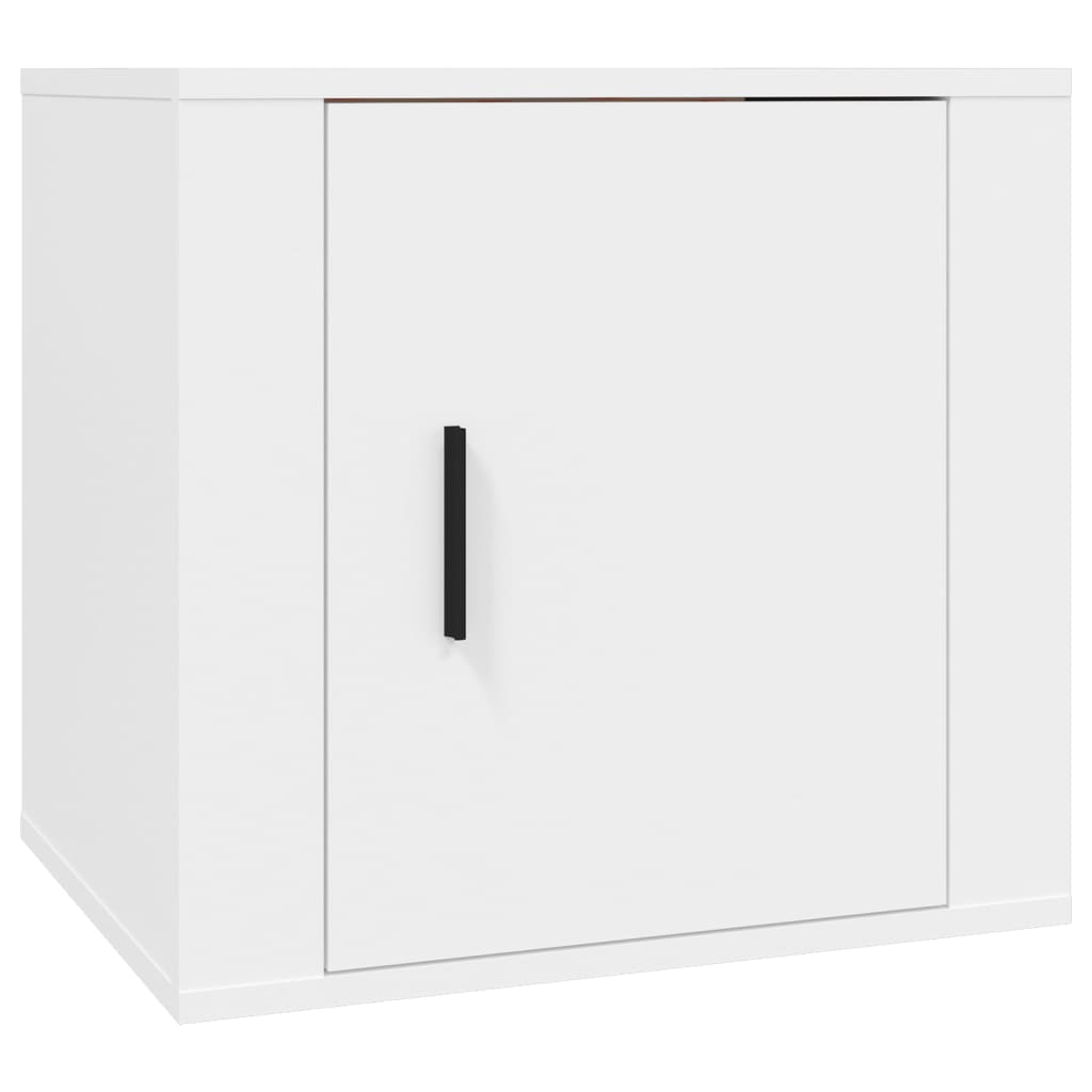 vidaXL Bedside Cabinets 2 pcs White 50x39x47 cm