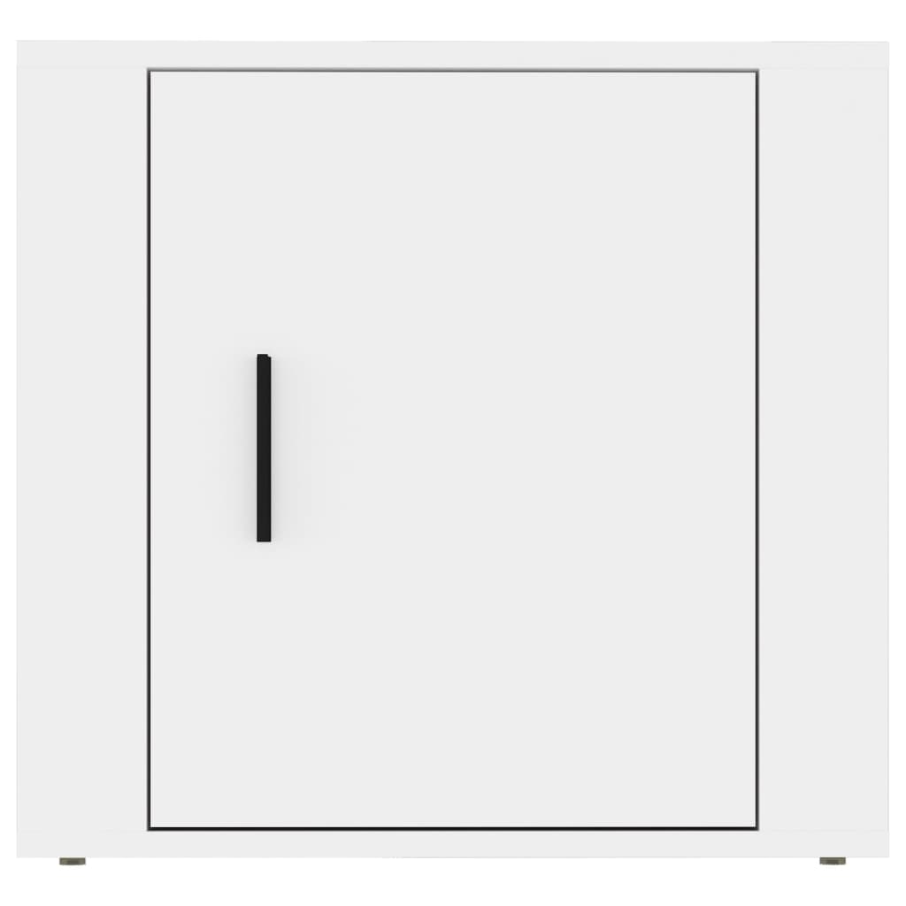 vidaXL Bedside Cabinets 2 pcs White 50x39x47 cm