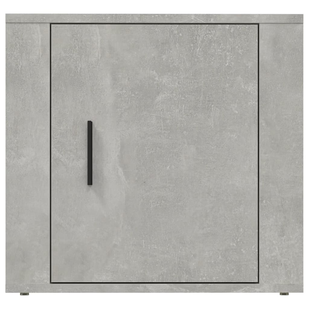 vidaXL Bedside Cabinet Concrete Grey 50x39x47 cm