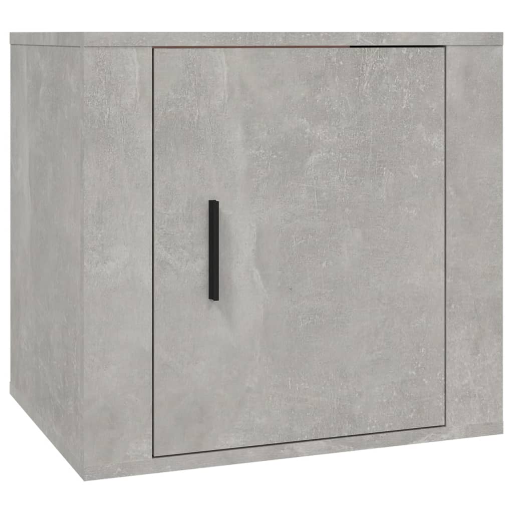 vidaXL Bedside Cabinets 2 pcs Concrete Grey 50x39x47 cm