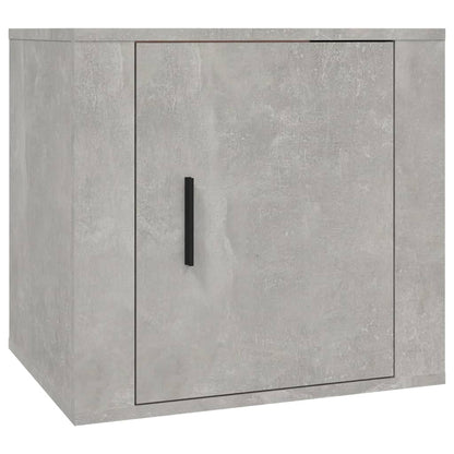 vidaXL Bedside Cabinets 2 pcs Concrete Grey 50x39x47 cm