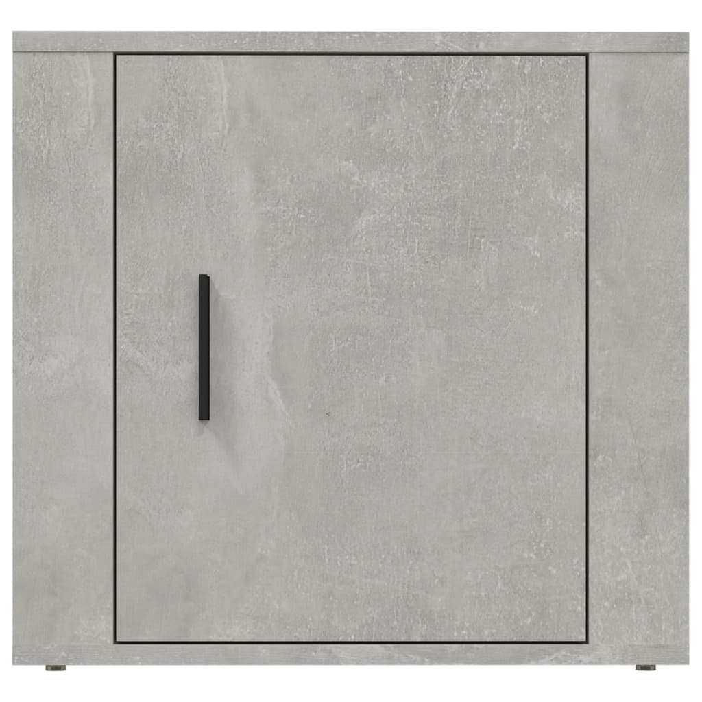 vidaXL Bedside Cabinets 2 pcs Concrete Grey 50x39x47 cm