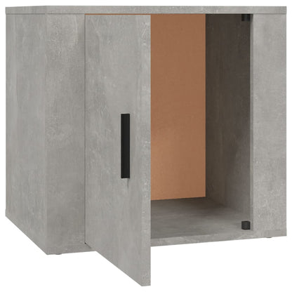 vidaXL Bedside Cabinets 2 pcs Concrete Grey 50x39x47 cm