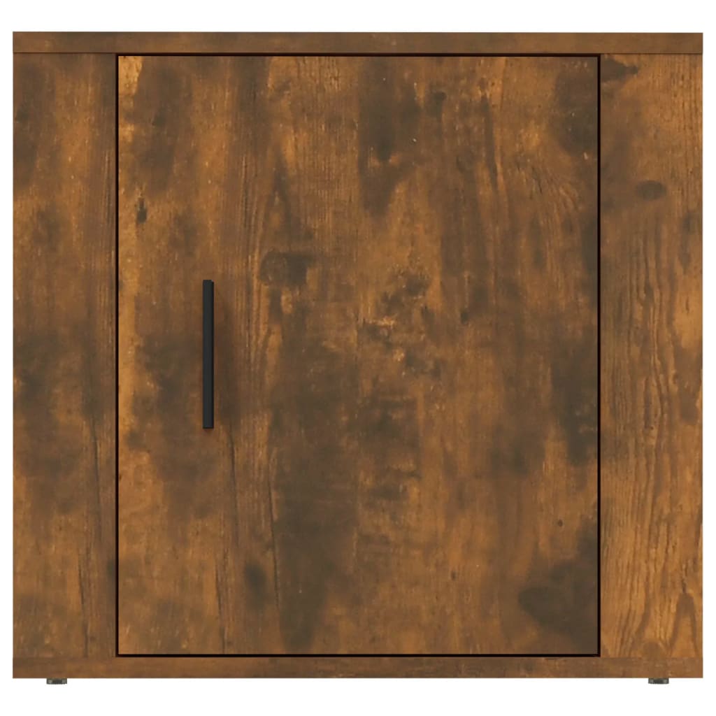 vidaXL Bedside Cabinet Smoked Oak 50x39x47 cm