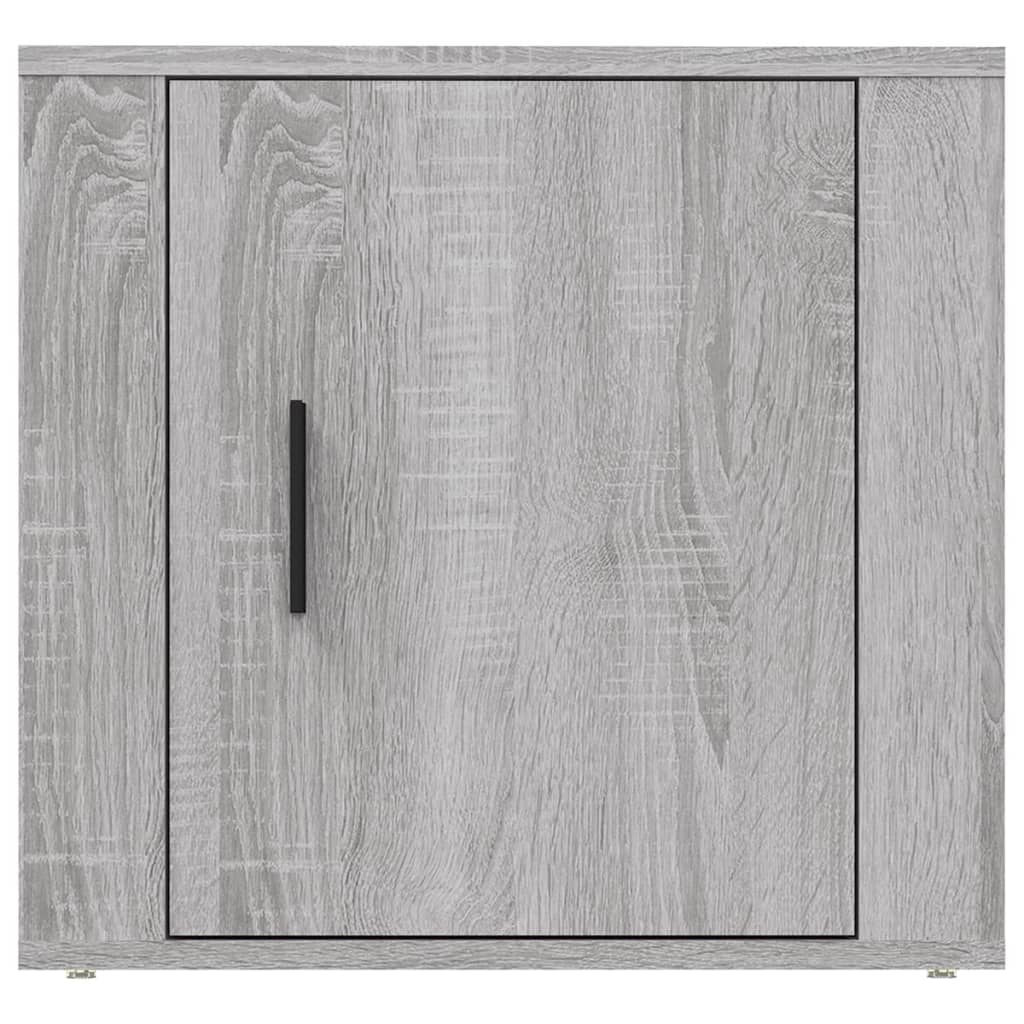 vidaXL Bedside Cabinet Grey Sonoma 50x39x47 cm