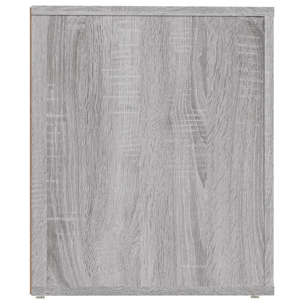 vidaXL Bedside Cabinet Grey Sonoma 50x39x47 cm