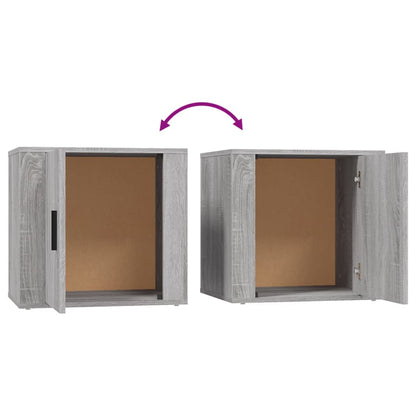 vidaXL Bedside Cabinet Grey Sonoma 50x39x47 cm