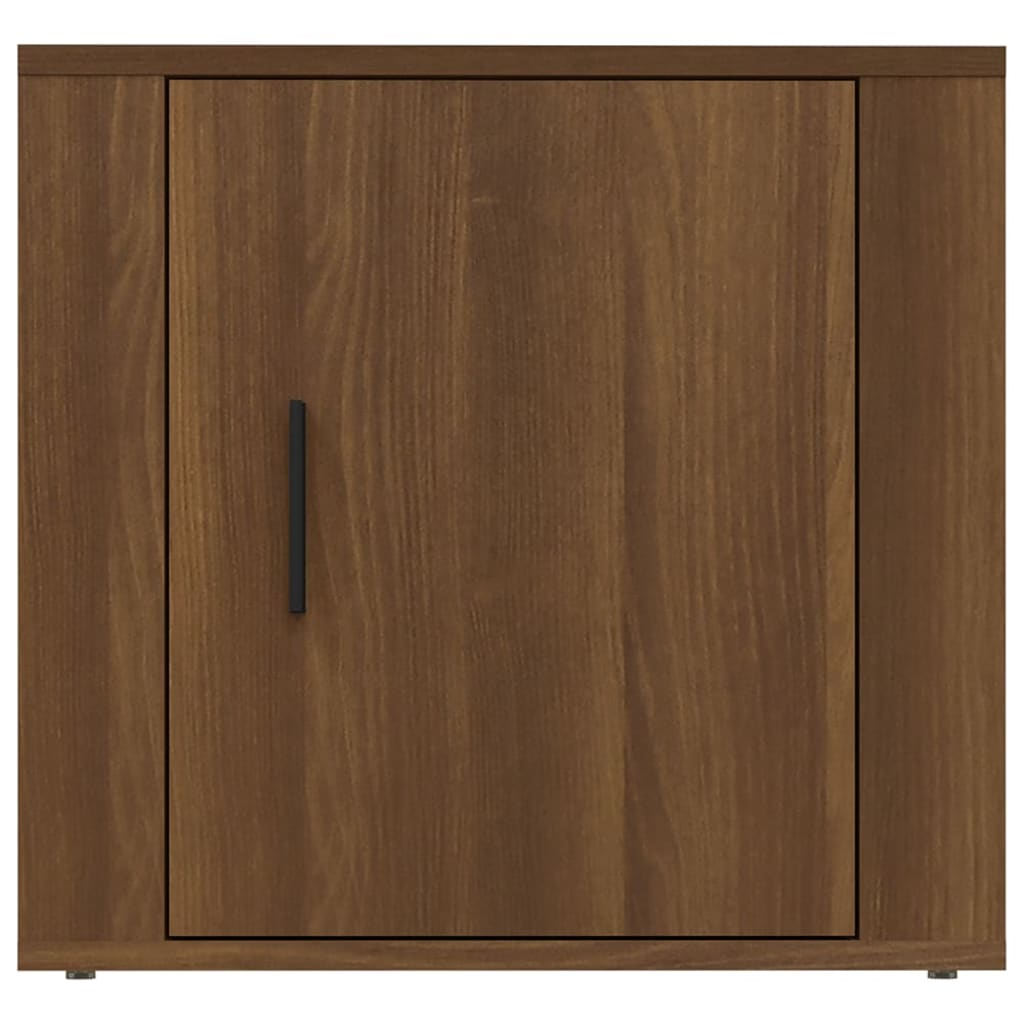 vidaXL Bedside Cabinet Brown Oak 50x39x47 cm