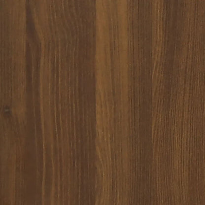 vidaXL Bedside Cabinet Brown Oak 50x39x47 cm