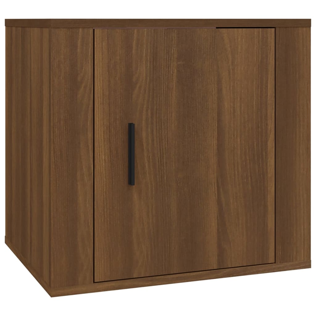 vidaXL Bedside Cabinets 2 pcs Brown Oak 50x39x47 cm