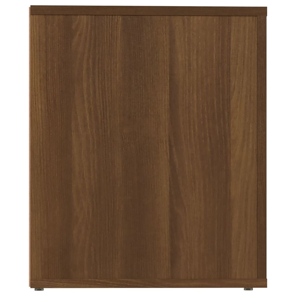 vidaXL Bedside Cabinets 2 pcs Brown Oak 50x39x47 cm