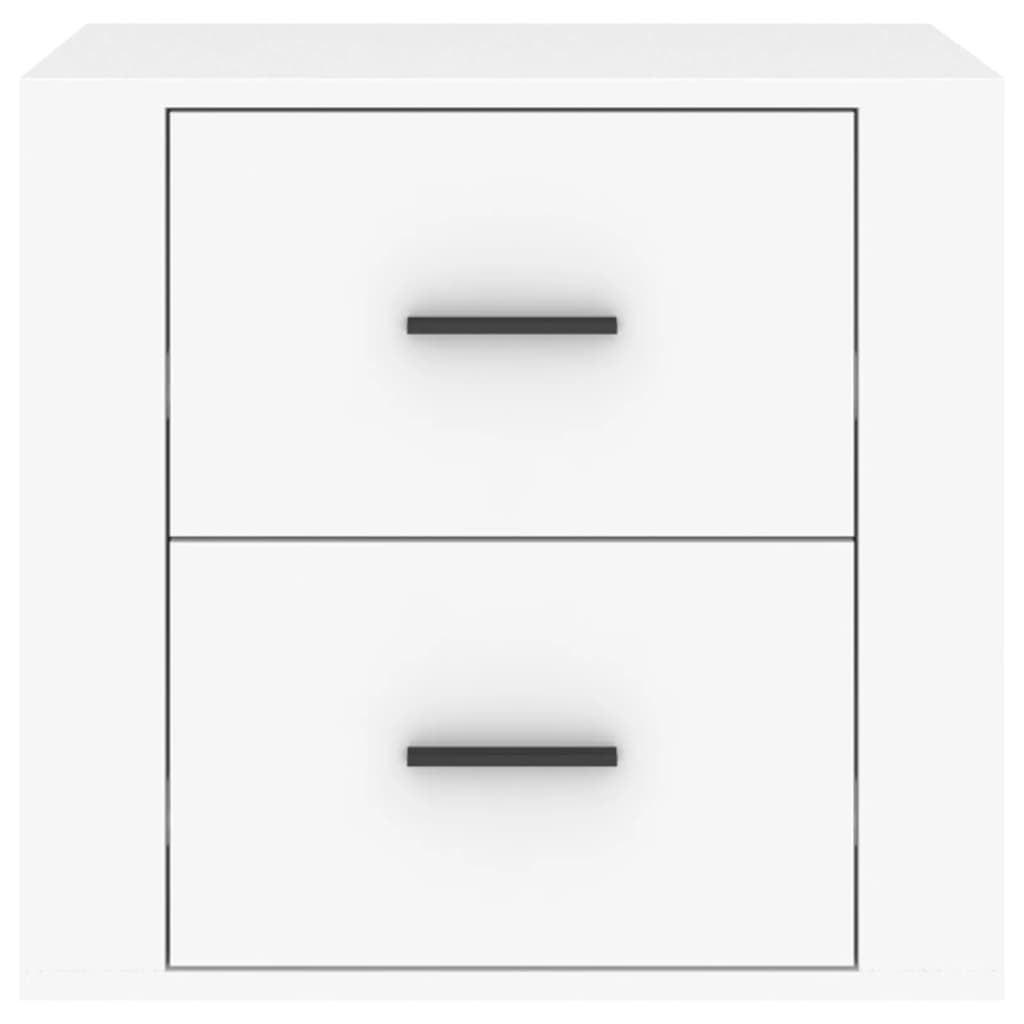 vidaXL Bedside Cabinet White 50x39x47 cm