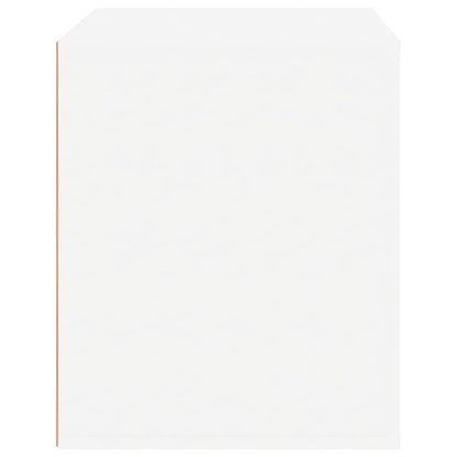 vidaXL Bedside Cabinet High Gloss White 50x39x47 cm