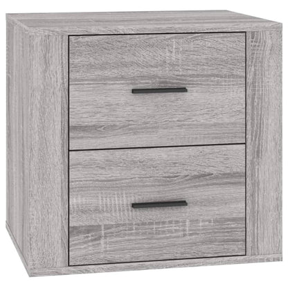 vidaXL Bedside Cabinet Grey Sonoma 50x39x47 cm