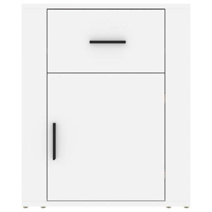 vidaXL Bedside Cabinet | White | Engineered wood | 50 x 36 x 60 cm