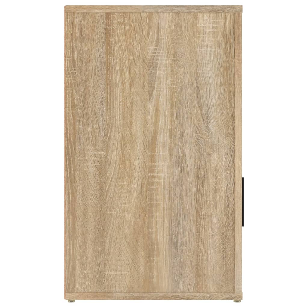 vidaXL Bedside Cabinet Sonoma Oak 50x36x60 cm Engineered Wood