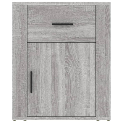 vidaXL Bedside Cabinet Grey Sonoma 50x36x60 cm Engineered Wood