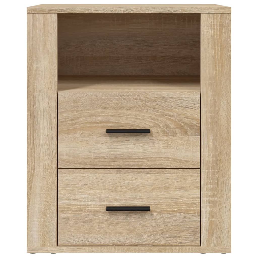 vidaXL Bedside Cabinet Sonoma Oak 50x36x60 cm Engineered Wood
