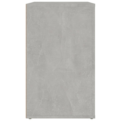 vidaXL Bedside Cabinet Concrete Grey 50x36x60 cm Engineered Wood