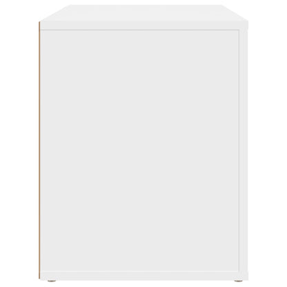 vidaXL Bedside Cabinet White 60x36x45 cm Engineered Wood