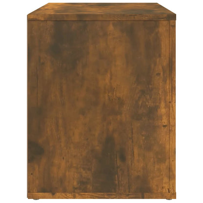 vidaXL Bedside Cabinet Smoked Oak 60x36x45 cm Engineered Wood