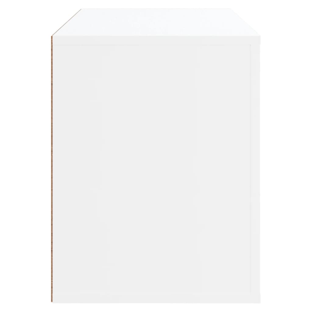 vidaXL Shoe Cabinet White 80x35x45 cm Engineered Wood