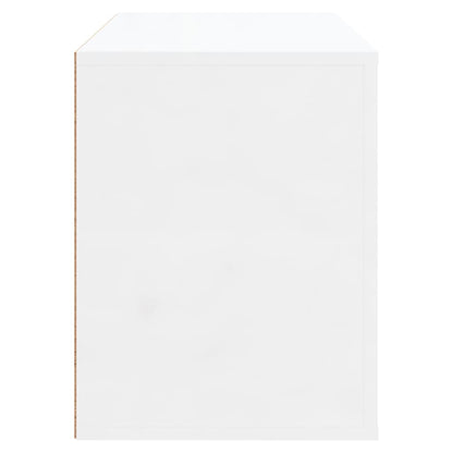 vidaXL Shoe Cabinet High Gloss White 80x35x45 cm Engineered Wood