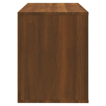 vidaXL Shoe Cabinet Brown Oak 80x35x45 cm Engineered Wood
