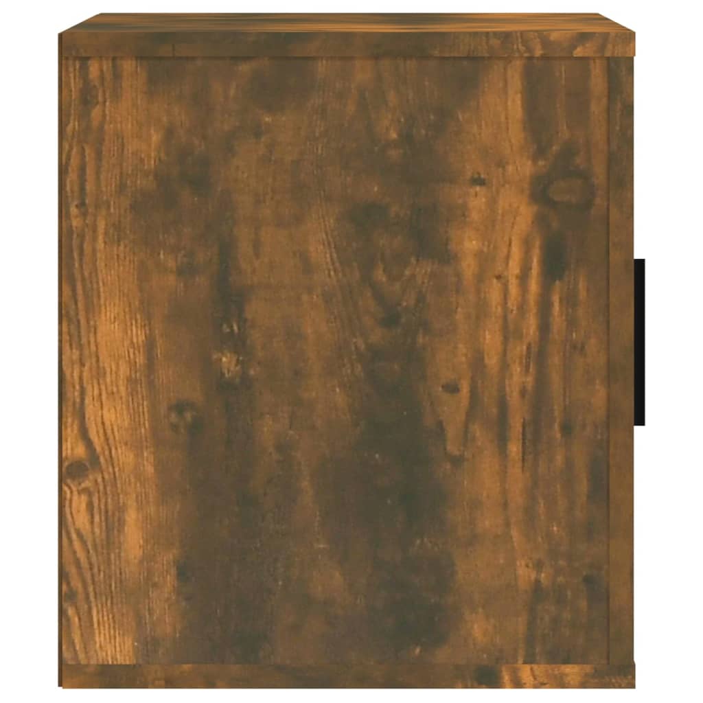 vidaXL TV Cabinet Smoked Oak 100x35x40 cm Engineered Wood