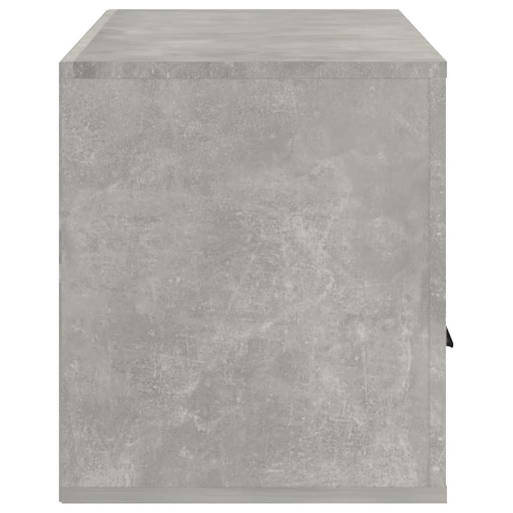 vidaXL TV Cabinet Concrete Grey 100x35x40 cm Engineered Wood