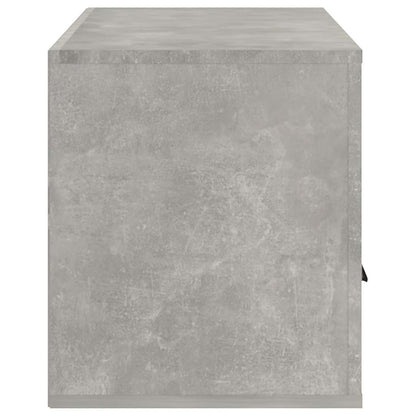 vidaXL TV Cabinet Concrete Grey 100x35x40 cm Engineered Wood